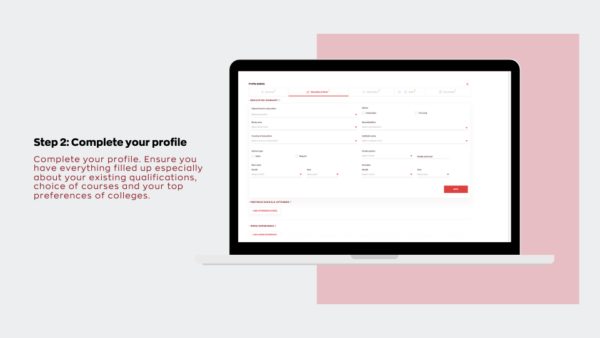 Step 2: Complete your profile Step 2: Complete your profile