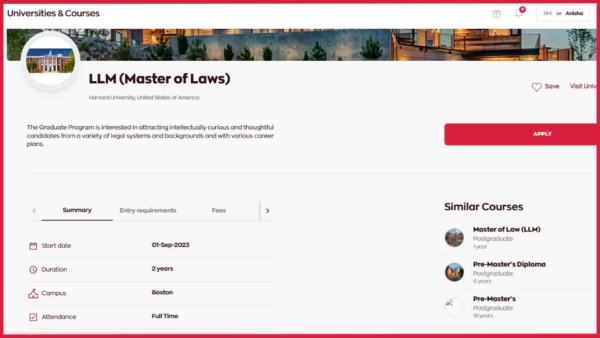 Universities and courses LLM Universities and courses LLM